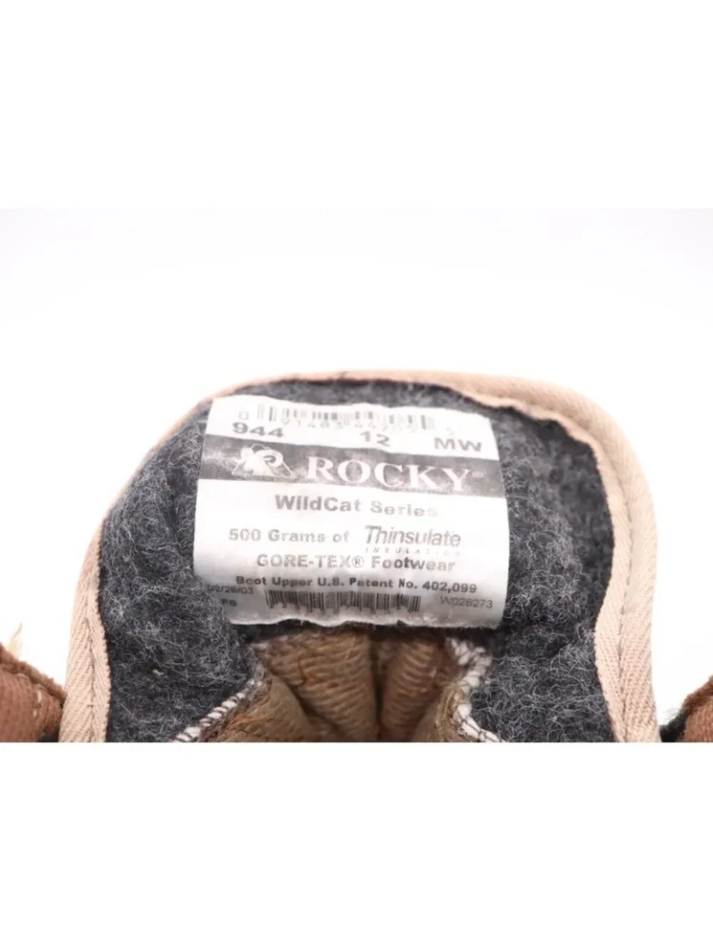 Rocky Hunting Boots Men’s Size 12 Camo Gore-Tex Waterproof Insulated 500g
